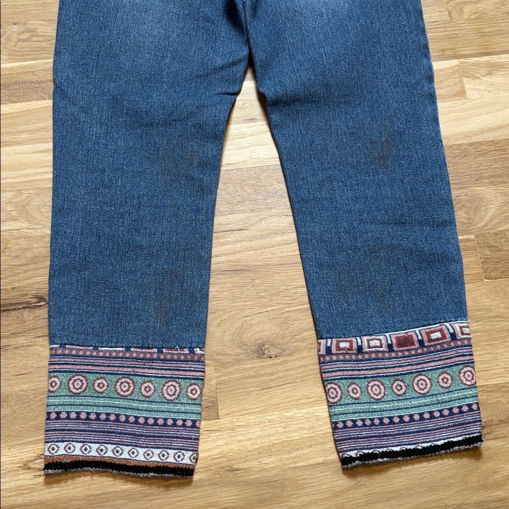 Hayden LA Classic Blue Denim Cropped Skinny Jeans Darling Hemline Women’s S - Picture 14 of 14